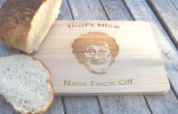 Personalised wooden Mrs Browns Boys cheese board, cult TV, funny chopping board, cutting board serving platter