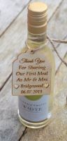 wooden wedding favour tag, wine bottle tag, Thank you for sharing our special day, personalised wedding favour tags, Thank You Tags,