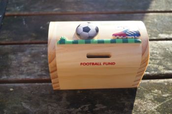 football fan moneybox