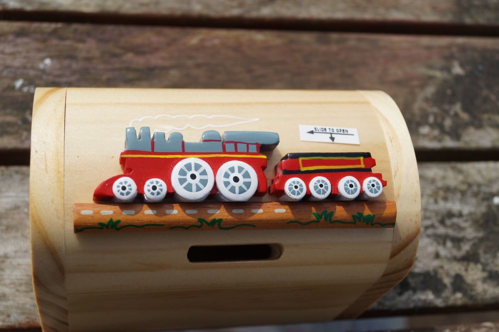 Wooden red train