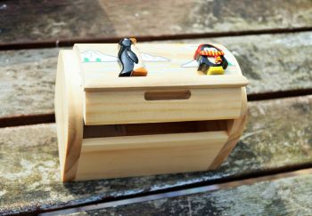 Penguin moneybox