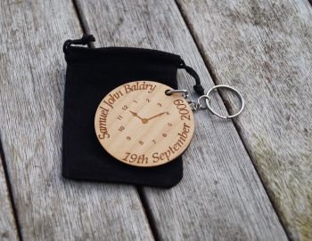 Time You Were Born Keyring