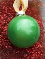 Green glastic bauble