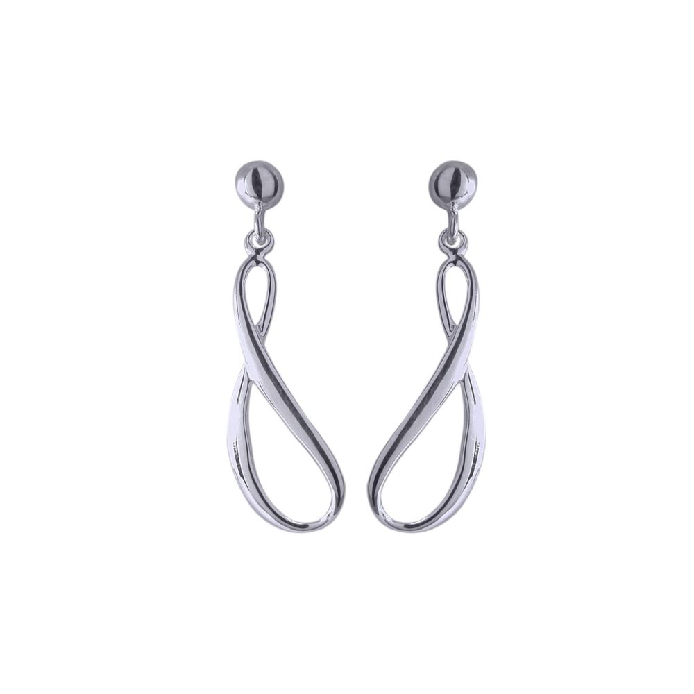 Silver Crescendo Earrings by Jupp