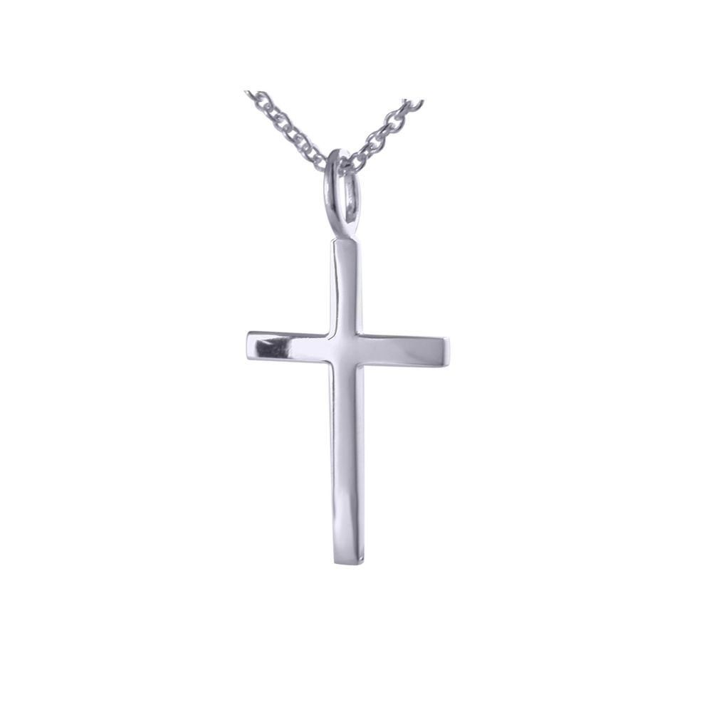 Silver Cross and chain by JUPP