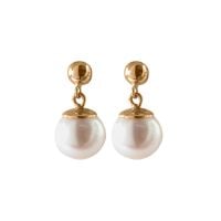 Cultured Freshwater Pearl Drop Earrings by JUPP
