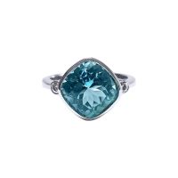 Aquamarine and Diamond Ring by JUPP