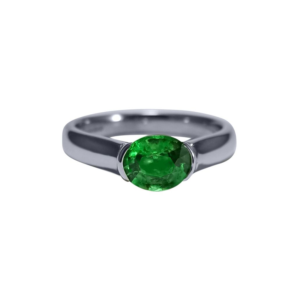 Tsavorite Garnet Ring by JUPP