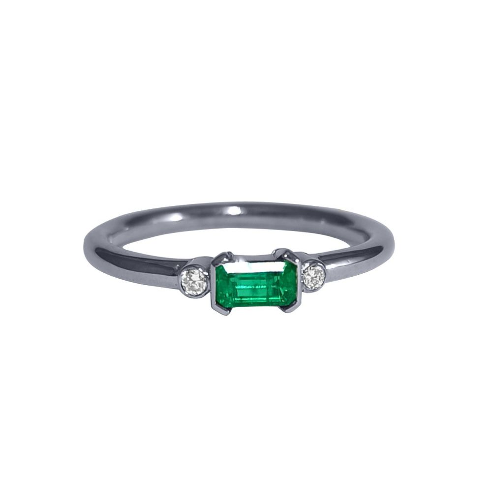 Emerald and Diamond Ring by JUPP
