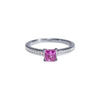 Pink Sapphire and Diamond Ring by JUPP