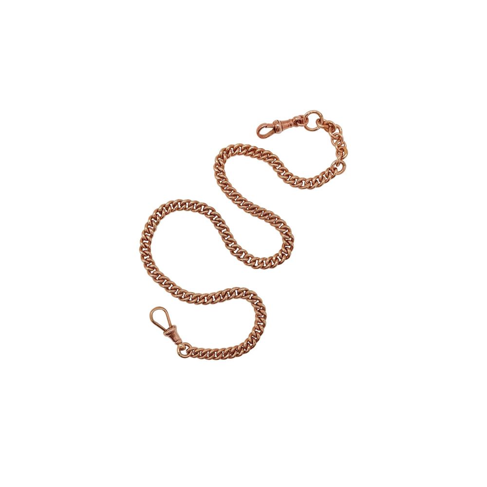 Vintage Rose Gold Watch Chain Necklace