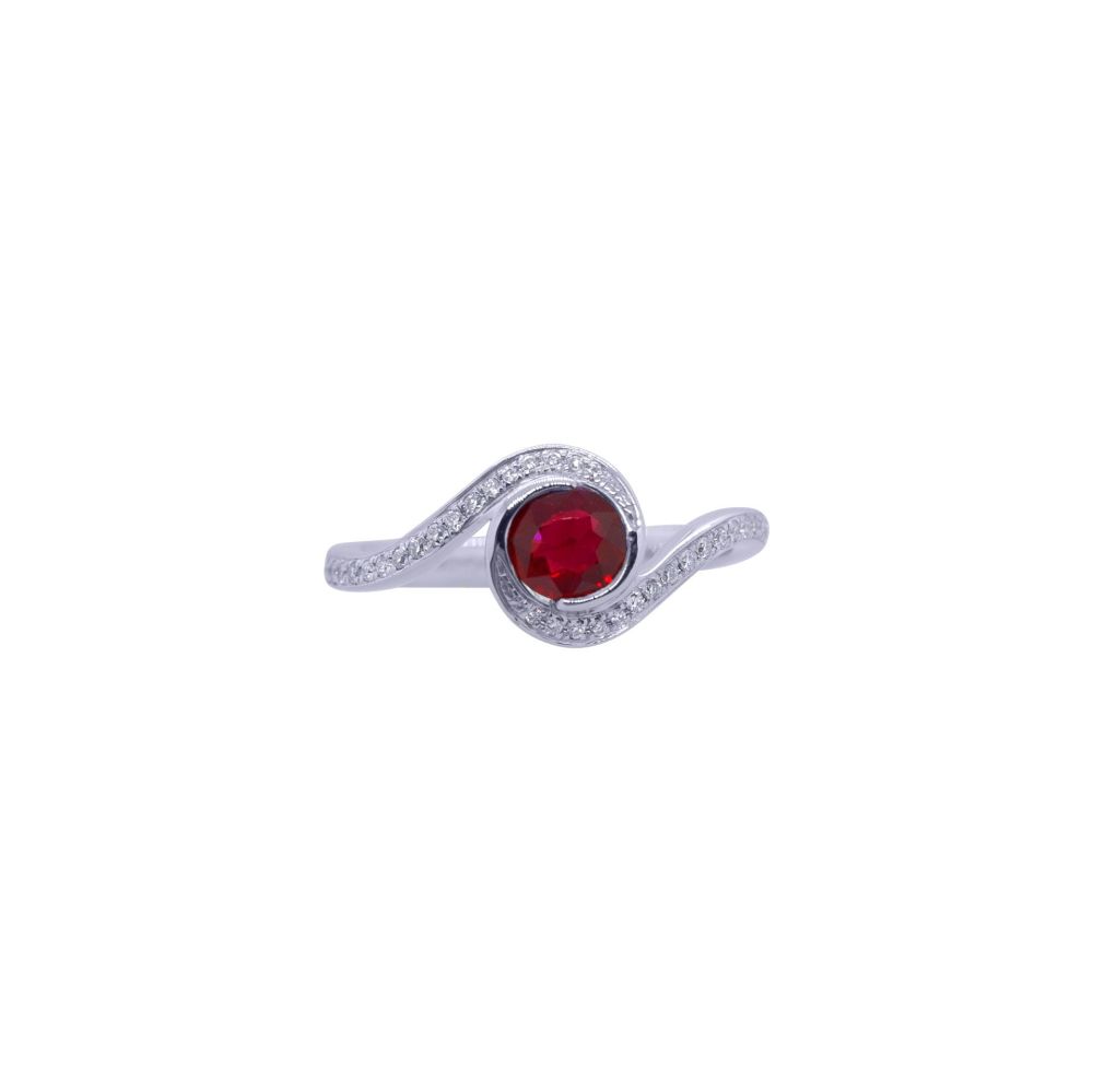 Ruby and Diamond Ring by JUPP