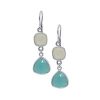 Chalcedony & Moonstone Earrings by JUPP
