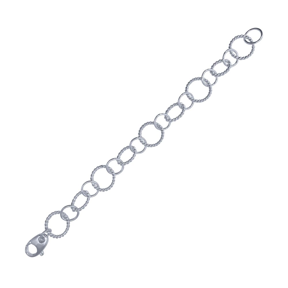 Twisted & Plain Linked Bracelet by JUPP