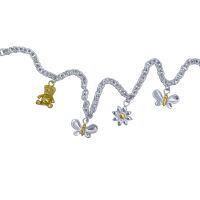 Butterfly - Bear - Flower Charm Bracelet