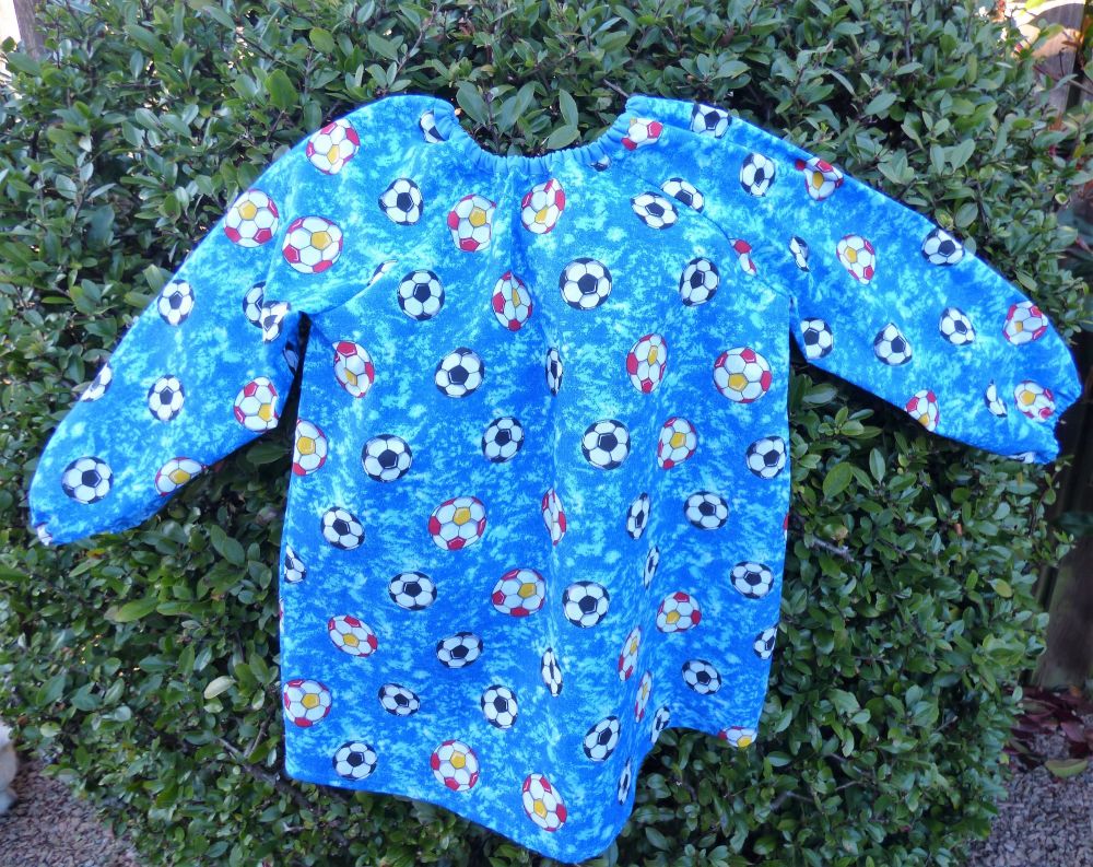 Child's Cotton Football Smock Overall - Age 4