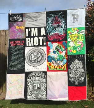 Band T-shirt Memory Quilt - made to order