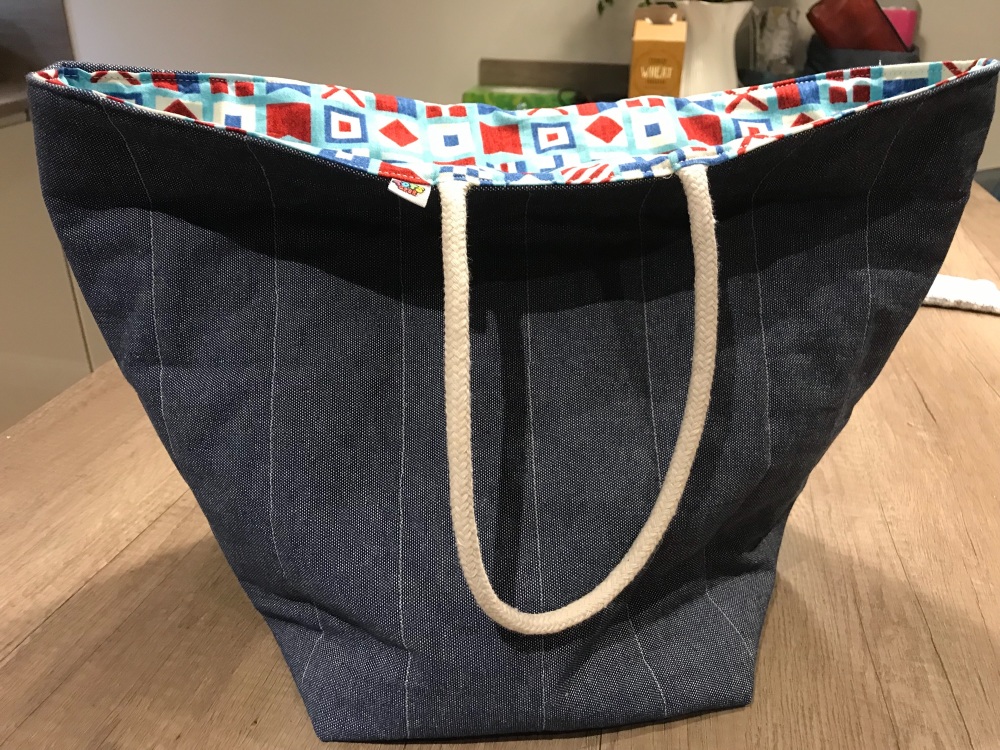 Caledonia Tartan Quilted Storage Bucket Bag