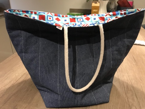 Caledonia Tartan Quilted Storage Bucket Bag