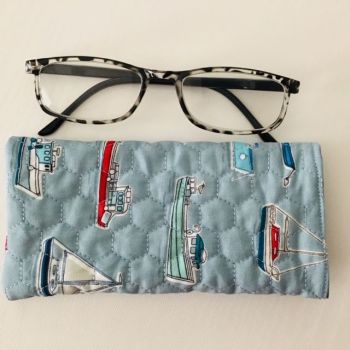 Boat themed Quilted Glasses Case 