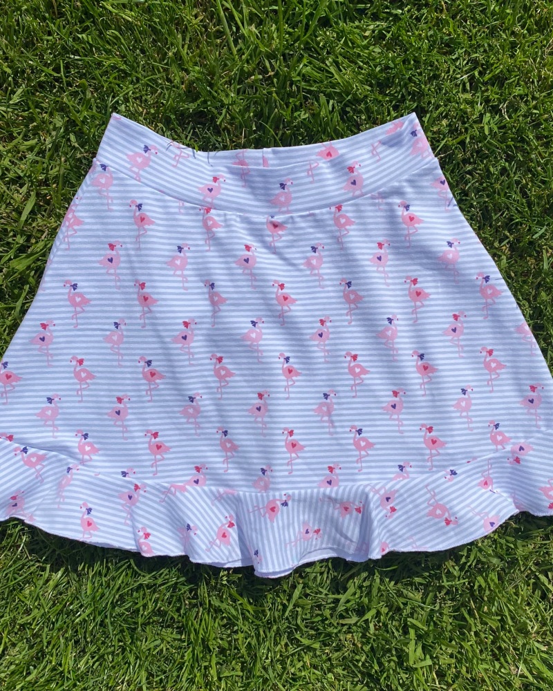 Farm Scene Jersey Flounce Skirt - 2-10 years