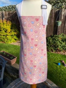 Child’s Reversible Heart Apron - 3 sizes available to order