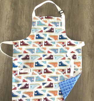 Baseball Boot Reversible Apron -  3 sizes available to order
