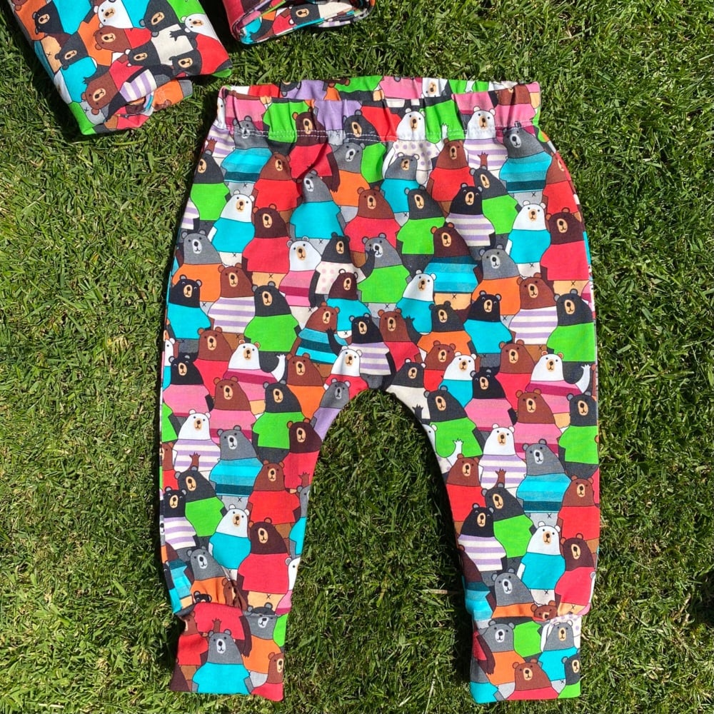 Dinosaur Camouflage cuffed Leggings - up to 6 years
