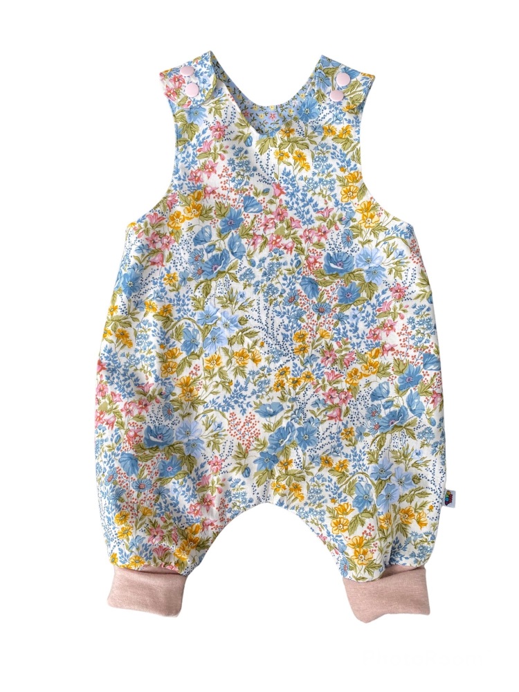 Bunny Rabbits and Bears Reversible Romper - 0-3 months up to 18-24 months 