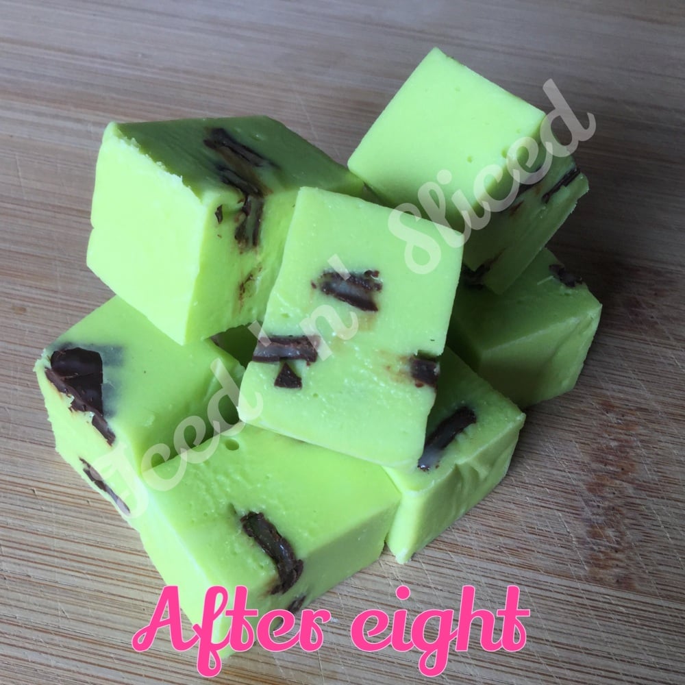 After Eight fudge pieces