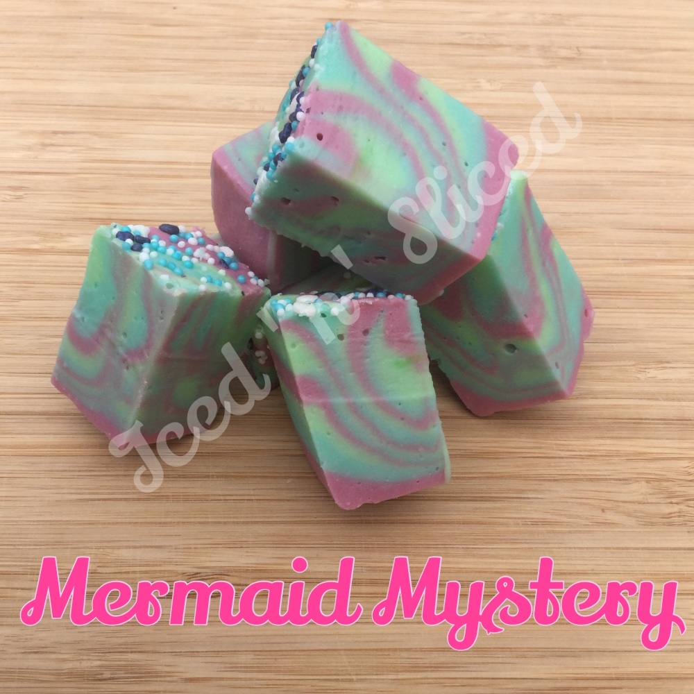 Mermaid Mystery fudge pieces