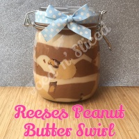 Reeses Peanut Butter Swirl giant pot of fudge