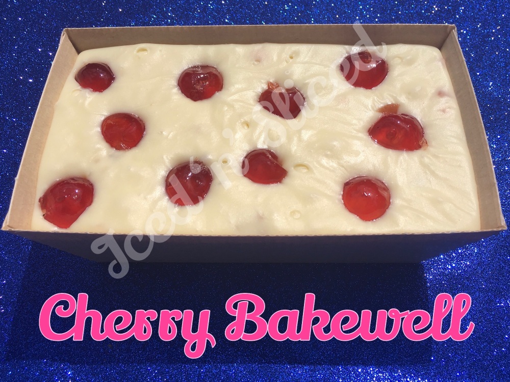 Cherry Bakewell giant fudge loaf