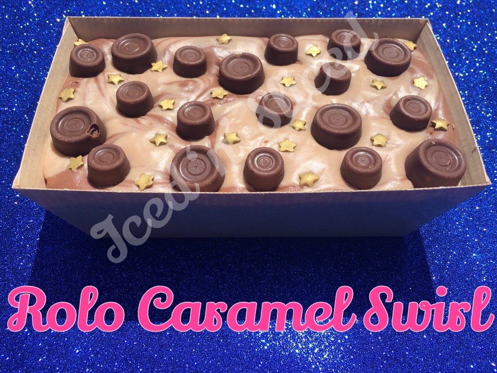 Rolo Caramel Swirl giant loaf of fudge