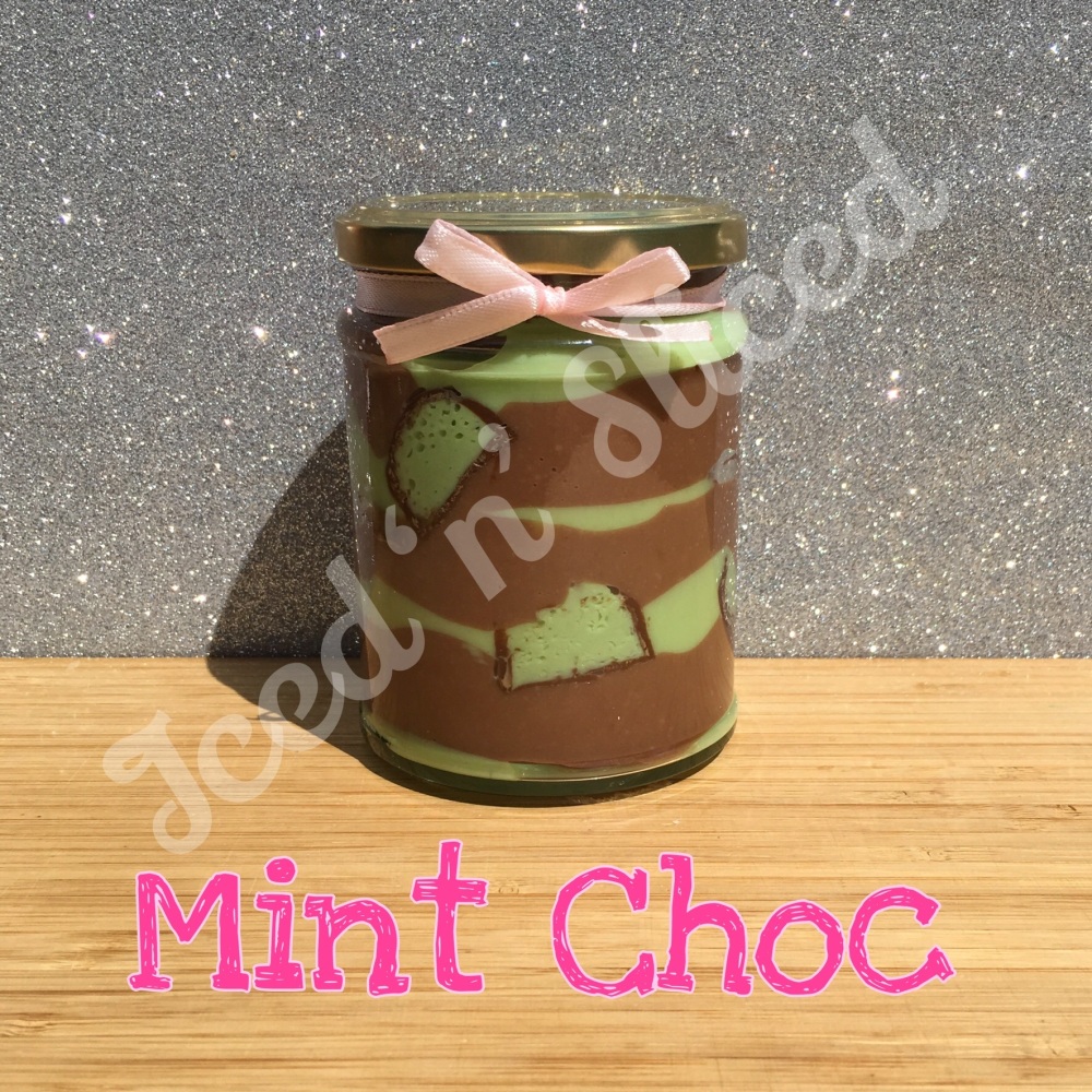 Mint Choc little pot of fudge