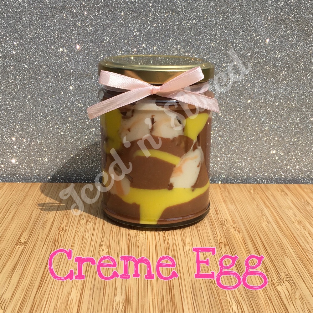 Creme Egg little pot of fudge