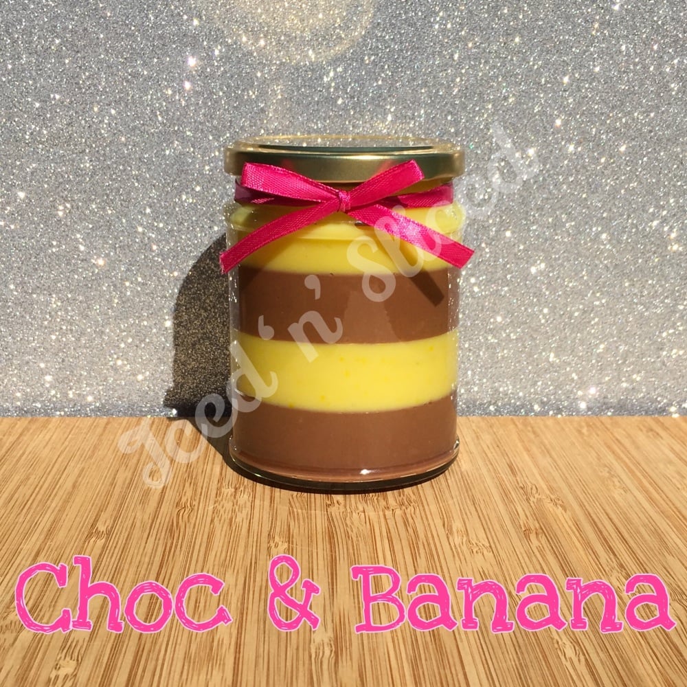 Choc & Banana little pot of fudge