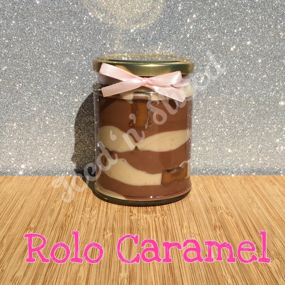 Rolo Caramel little pot of fudge