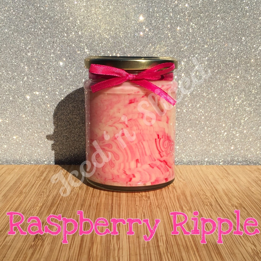 Raspberry Ripple little pot of fudge