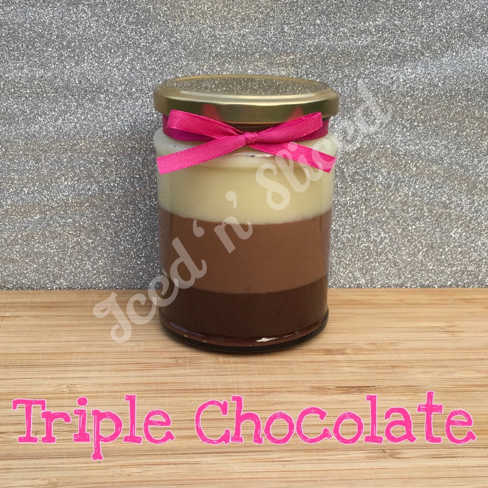 Triple Chocolate little pot of fudge 