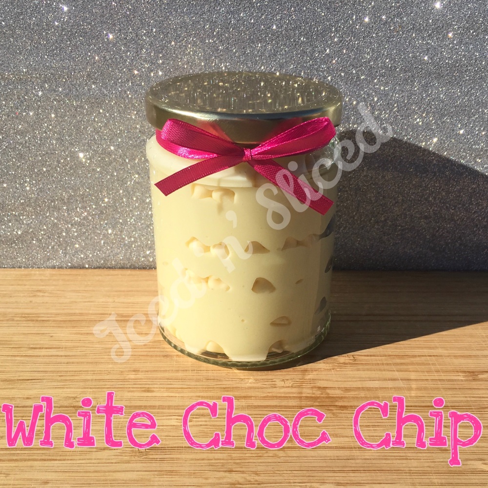 White Choc Chip little pot of fudge