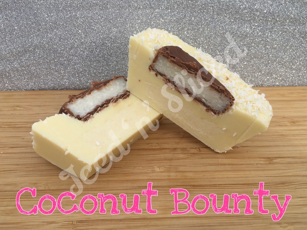 NEW Coconut Bounty mini fudge loaf