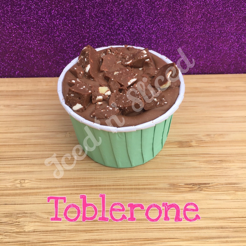 Toblerone fudge cup