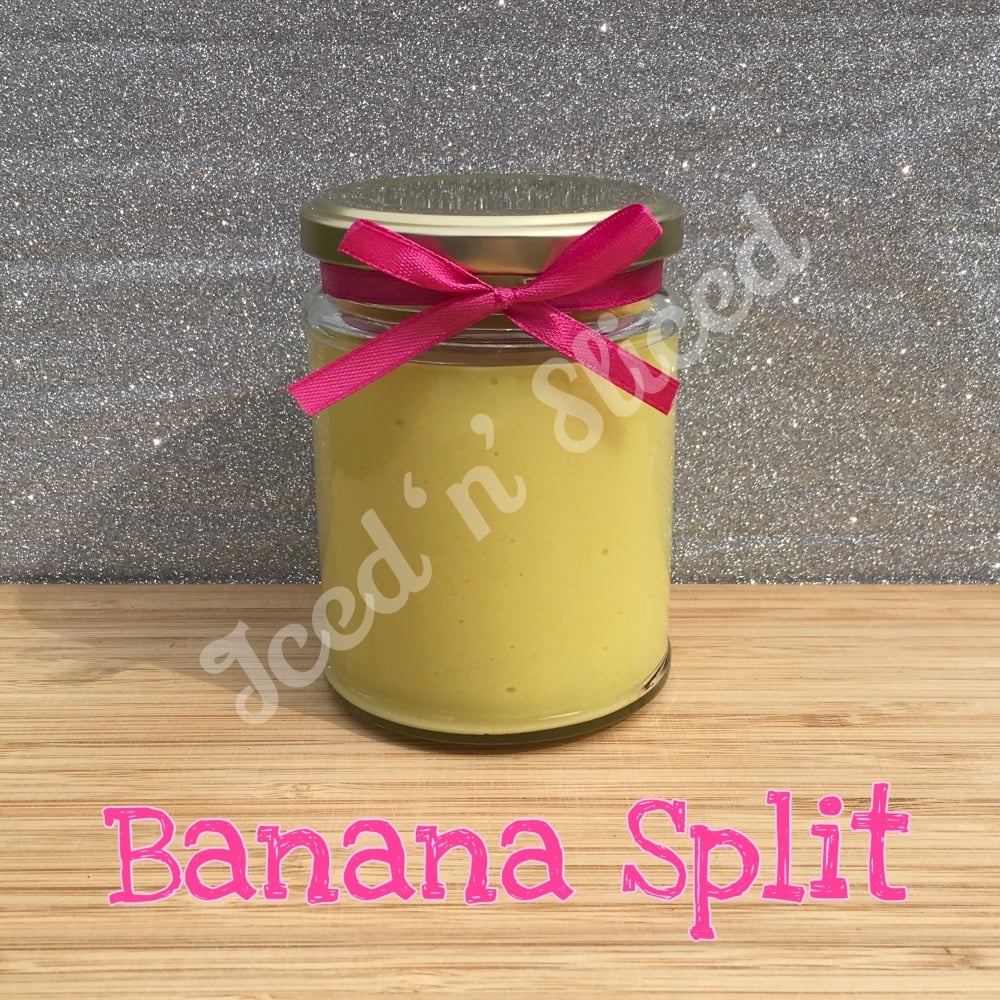 NEW JAR - Banana Split little pot of fudge