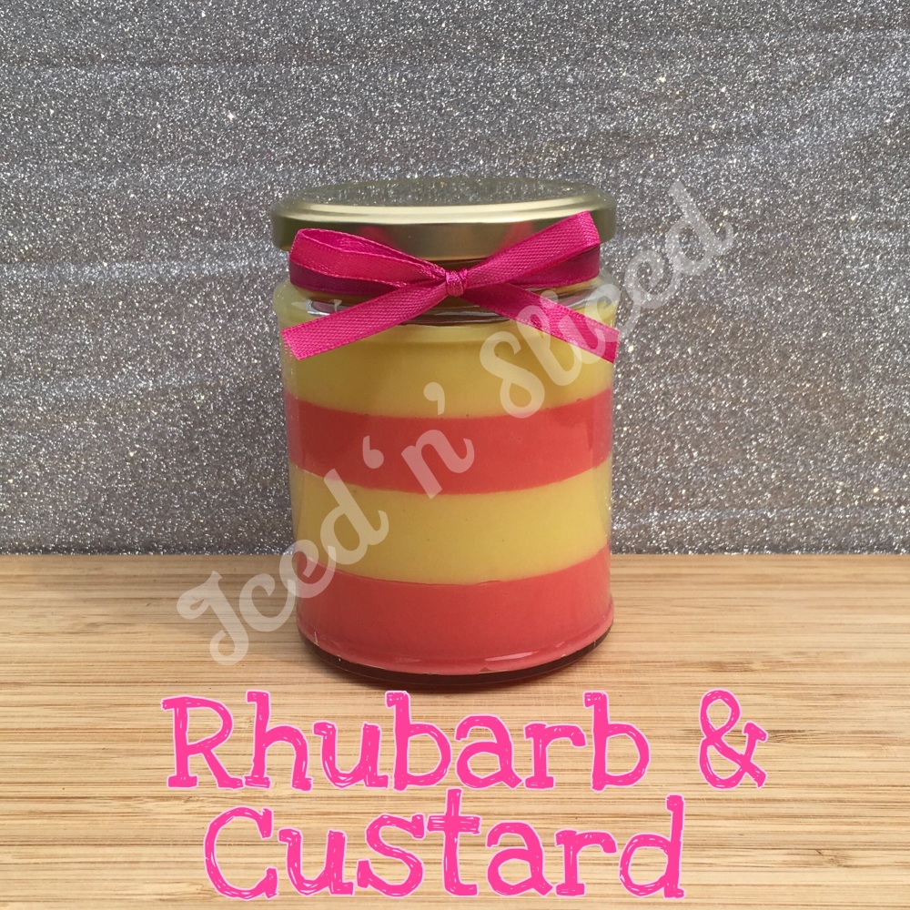 NEW JAR - Rhubarb & Custard little pot of fudge