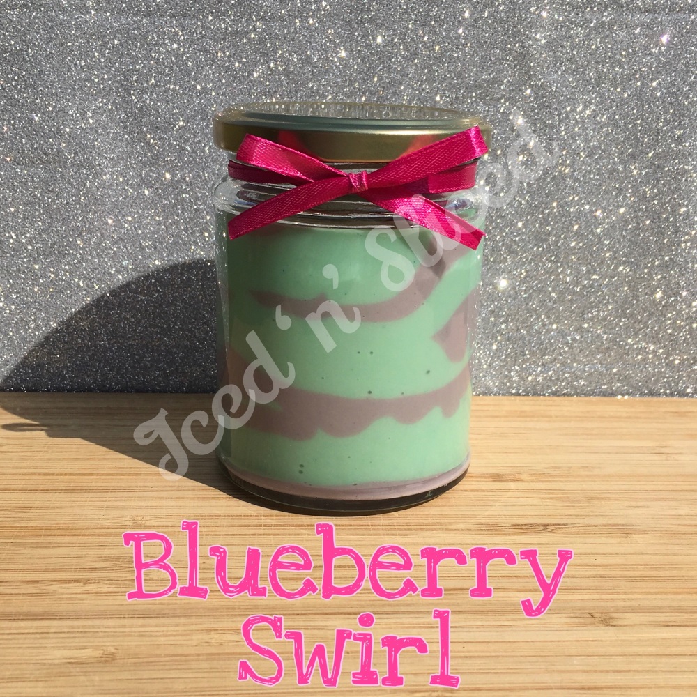 Blueberry Swirl little pot of fudge 