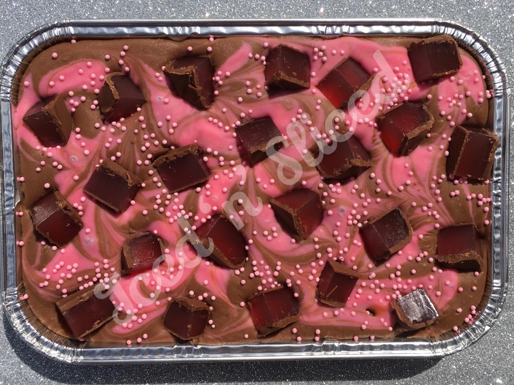 Turkish Delight fudge tray
