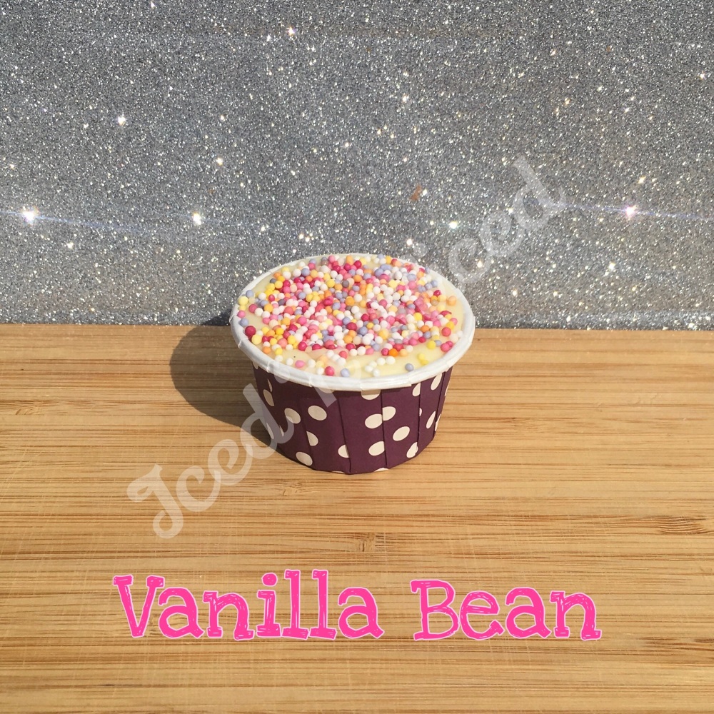 Vanilla Bean Sprinkles mini fudge cup