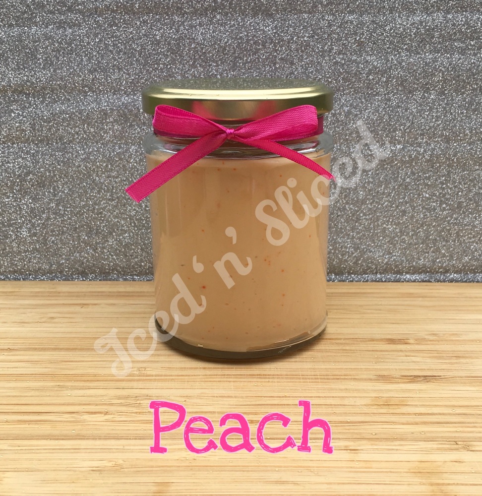 NEW JAR - Peach little pot of fudge