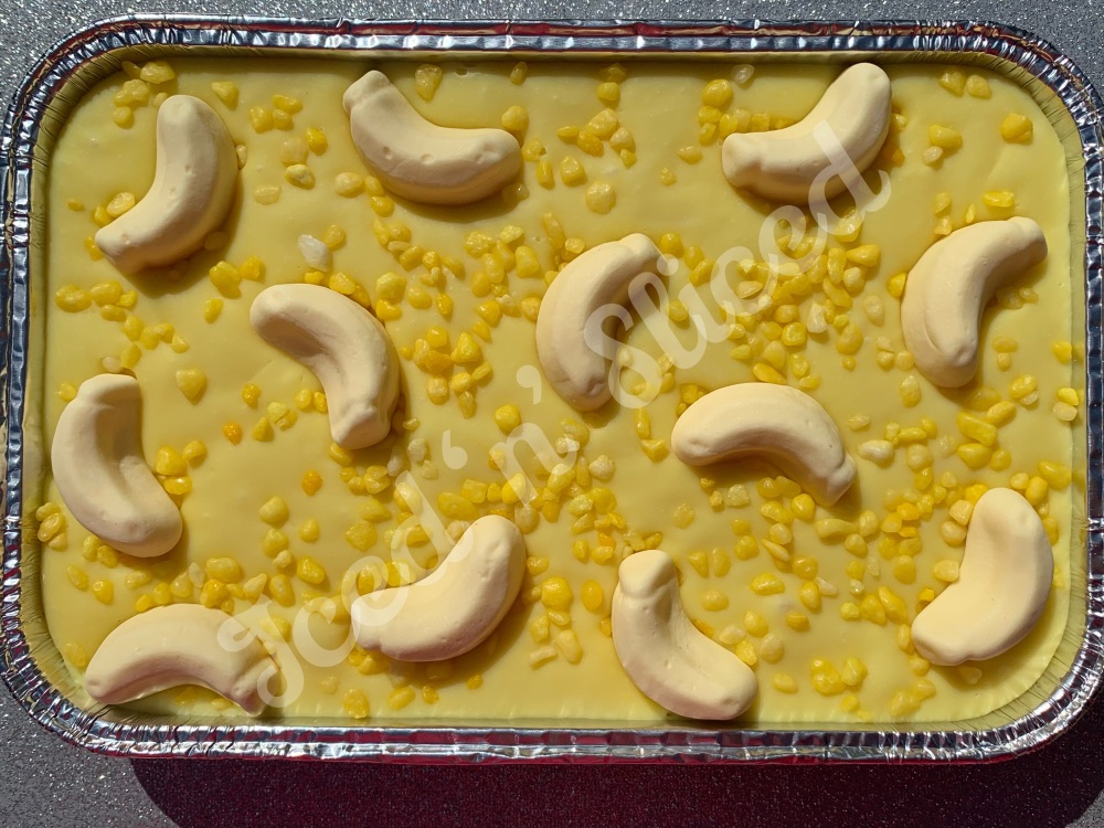 Banana Split Swirl fudge tray